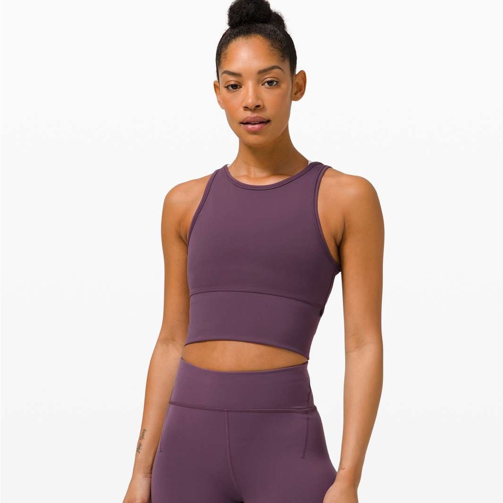 Lululemon Power Pivot Tank Grape Thistle